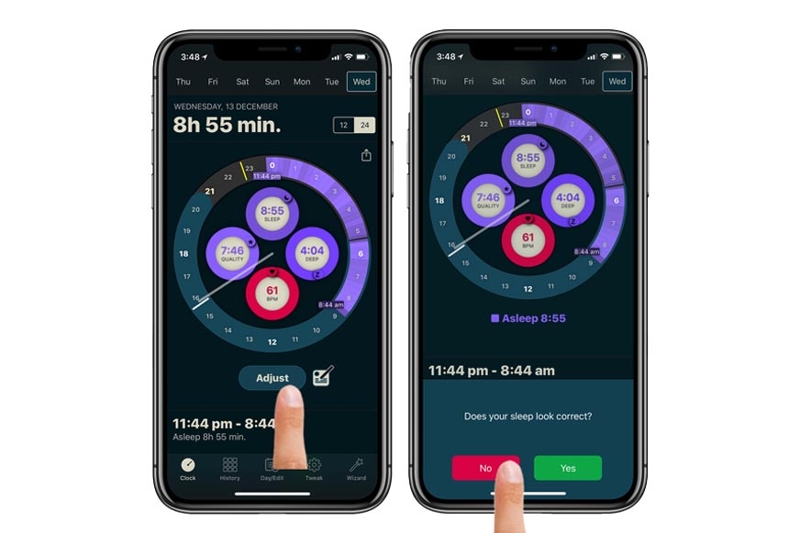 Anleitung für Anpassung der Schlafenszeit